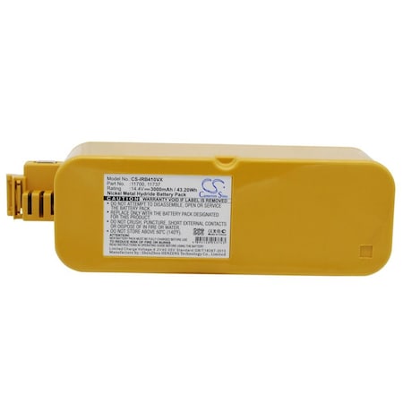 Bsc Preferred Cleanfriend M488 3000mAh Vacuum Replacement Battery CS-IRB410VX.1